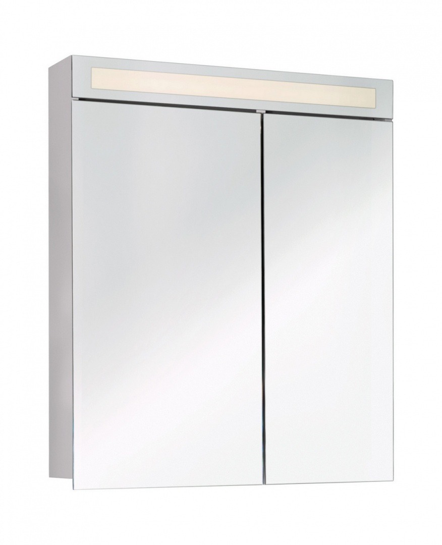 Шкаф зеркальный Uni 70 2 дв. (40/30), подсветка с выкл. арт.99.9002