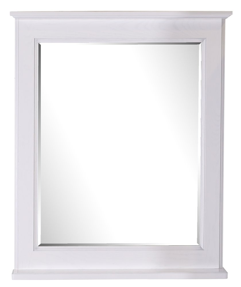 Зеркало Прато 70 Белый (Патина серебро)