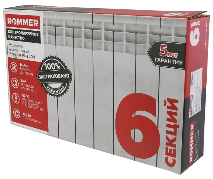 Радиатор rommer plus 200